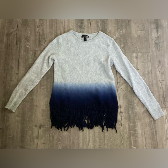 Cashmere❤️‍🔥ombré fringe sweater - Picture 1 of 4